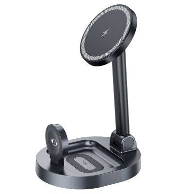 New Foldable Wireless Charging Station: 3 In 1 Usb C Type Wireless Charger Fast Charging For Iphone