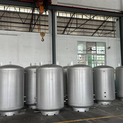 Customized Central Water Heater 2000 Liter Stainless Steel Commercial Water Tank