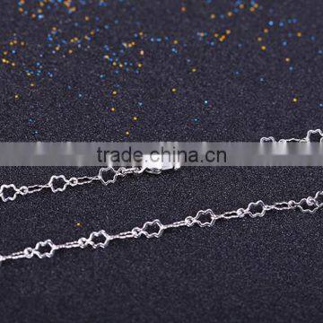 Yiwu Wholesale Fashion Rhodium Plated Five-Pointed Star Necklace Chains Jewelry photo-6