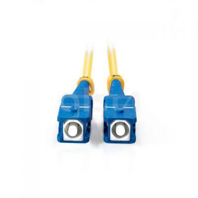 Fiber Optic Patch Cable SC UPC to SC UPC OS2 Duplex Single Mode PVC 2.0mm