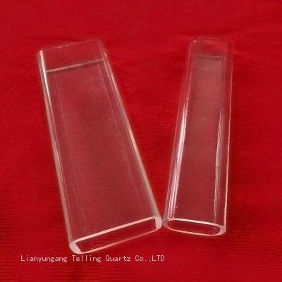 Customized Squared Quartz Glass Tube Fabricated Quartz Tube photo-4
