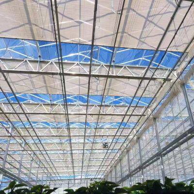 Plastic Silver Sun Shade Mesh Aluminum Foil Internal Sunshade Net With 35% Shading Rate