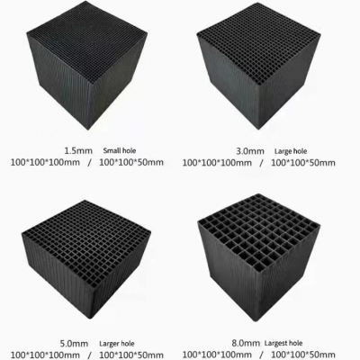 Activated Carbon Charcoal Smoking Filter Deodorant Honeycomb Activated Carbon Black Filter Made in China photo-2