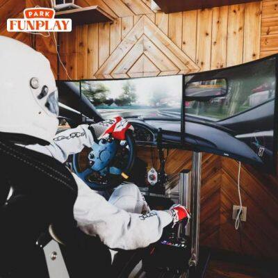 Professional Full Motion VR F1 Racing Simulator Cockpit for PC & GT Racing – realistic motion, authentic F1 design to boost racing immersion.