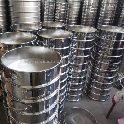 Factory Price 6-24 Inch Lab Test Sieves Stainless Steel Woven 1 Micron-2000 Micron Filters for Particle Analysis Bent Cut Welded photo-2