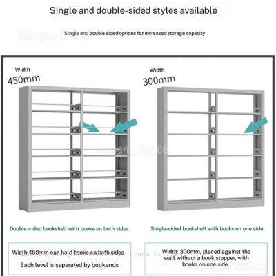 Warehouse Steel Bookcase | HN-WH01 | Industrial Strength | Multi-Color Options | Weather Resistant | Heavy Duty Storage