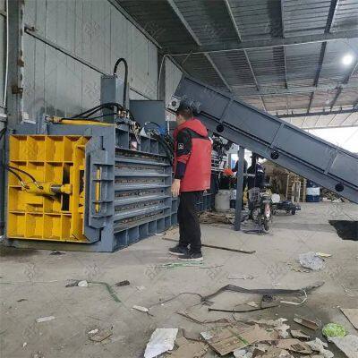 Continuous Baler Horizontal Automatic Press Baler For Waste Paper Cardboard photo-2