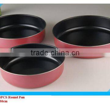 2 PCS/3PCS Carbon Steel Pizza Pan/Bakeware/cake Mould Sets,Thickness Optional,Customized Logo & Color. photo-4