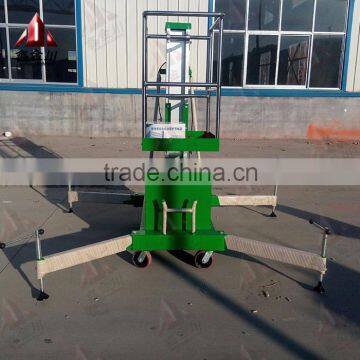 Small Mobile Telescoping Hydraulic Aluminum Alloy Man Lift