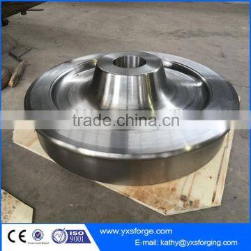 Hot metal ladle transfer car wheels