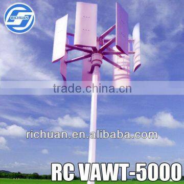 5000W vertical axis wind turbine generator ,permanent magnet generator,technology green energy system