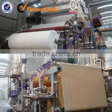 2400mm Waste Paper Recycling Machine for Tissue Paper/Kitchen Paper Manufacturing with Competitive Price