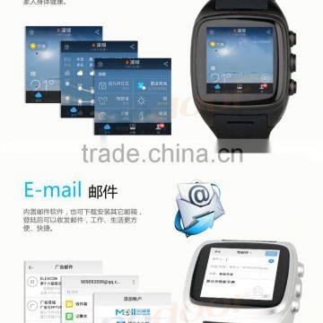 bluetooth smart wrist watch / android smart watch phone / silicone smart watch