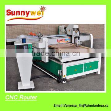 CNC router for making wood door