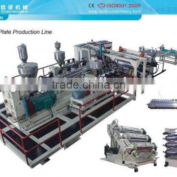 Plastic Sheet Plate Extrusion Line