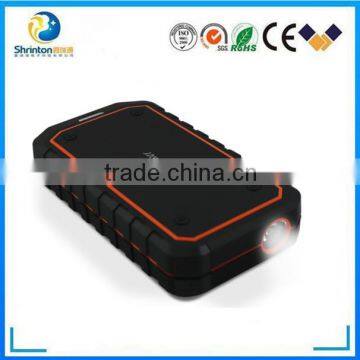 CE FCC Rohs Rechargable Emergency Multi functional power bank 12-24V car jump start