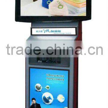 Bill & Coin operated Electronics Charging Station, outdoor advertising