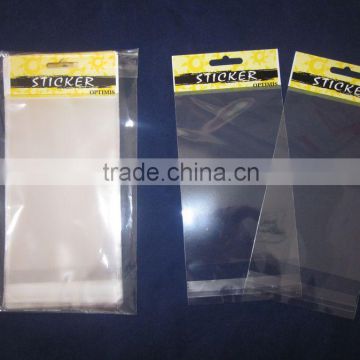 Small Plastic Pouch Bag, OPP Bag With Header Card , OPP Header Bag