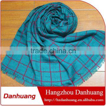 Fashionable voile plaid printed long scarf scarf new design