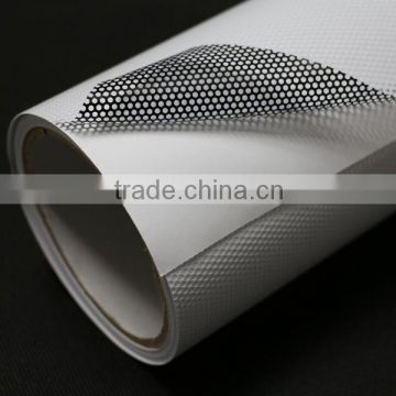 Waterproof one way vision signs pvc film rolls perforated car window film printable inkjet media