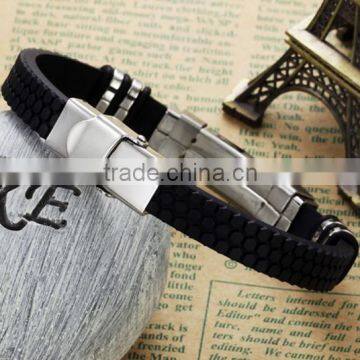 Most Popular Bracelet Silicone Metal New Trendy photo-2