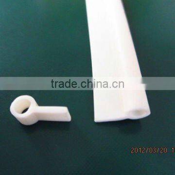 white cylindrical silicone sealing strip/silicone edging strips