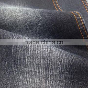 Natural Soft Cotton Spandex Cotton Polyester Blended Denim Fabric photo-5
