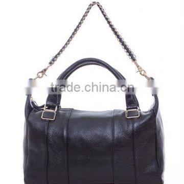 2014 the most popular genuine leather woman wholesale handbag