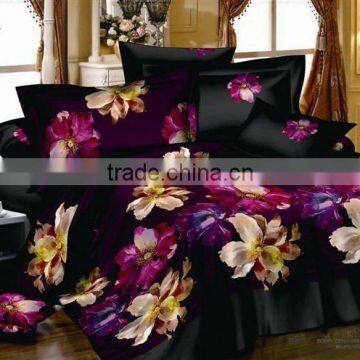 Trade Assurance/C40*40/133*72/high Quality Panel Printing 3D Floral Design Fabric for Bedding Set photo-2
