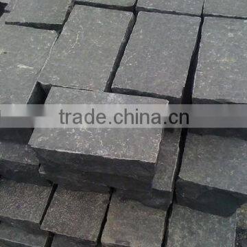 Popular zhangpu black granite cube stone for sale