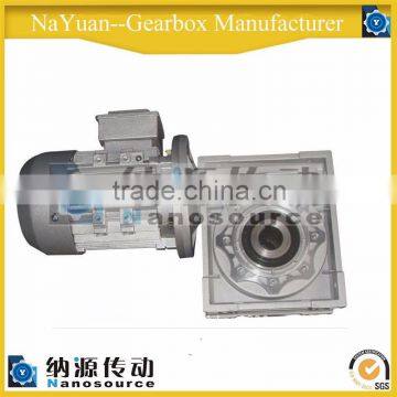 Right angel servo worm mini gearbox with brush DC motor