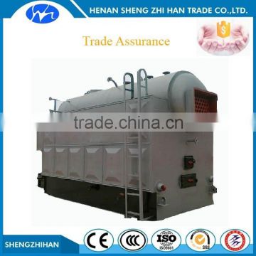 Trade Assurance Horizontal Three Pass Manual operation industrial coal fired steam jacket boiler