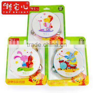 Safe EN71 Standard Kids Like Rabbit Play Gutar Animal Band Tambourine Miniature Musical Instruments Modern Toys for Children photo-6