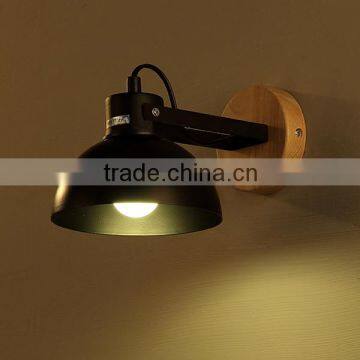 Black color contemporary style wall lamp wall mounted light