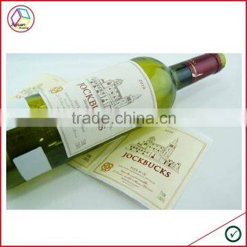 High Quality Standard Wine Label Size