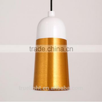 flaring hanging lamp with aluminium shade for shop decor china supplier