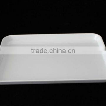 10 inch solid rectangular melamine tray