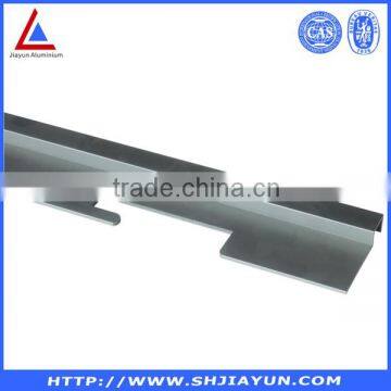 Custom Silver Anodized Aluminium Alloy Profile