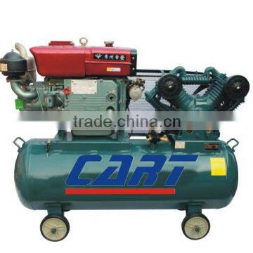 12V portable diesel driven air compressor piston type 11kw 15hp