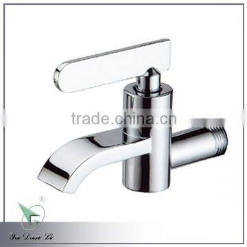 lead free polished wall mounted single handle water tap S022