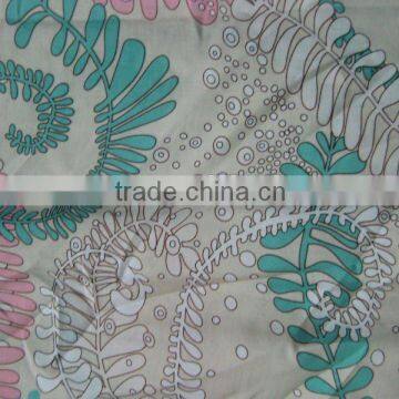 rayon challis printed fabric