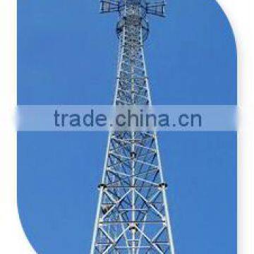 long lifetime steel self supporting lattice tower