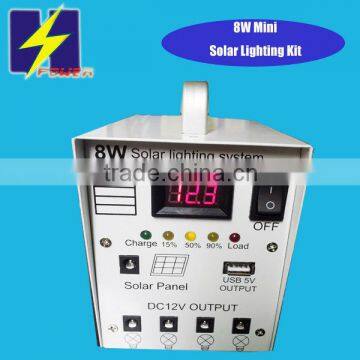 8w Min Mini Solar House System for Lighting and Charging photo-3