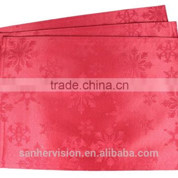 100% Polyester New Design Customer Jacquard Dining Placemat