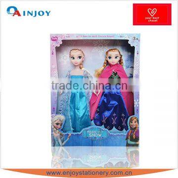 2015 New Fashion Frozen Theme Girl Doll Set