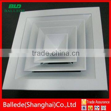 HVAC system aluminum alloy 4 way air diffuser