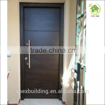 Modern walnut exterior wood door design pictures