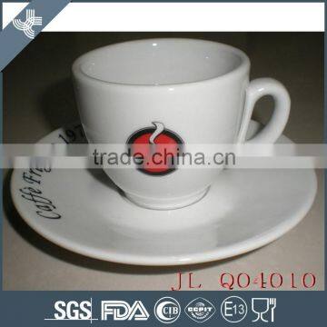 Wholesale white fine 60CC EXPRESSO CUP AND SAUCER