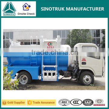 95hp Dongfeng Garbage Trucks/5T Kitchen Garbage Truck for Sale