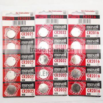 CR2032 button battery MAXELL